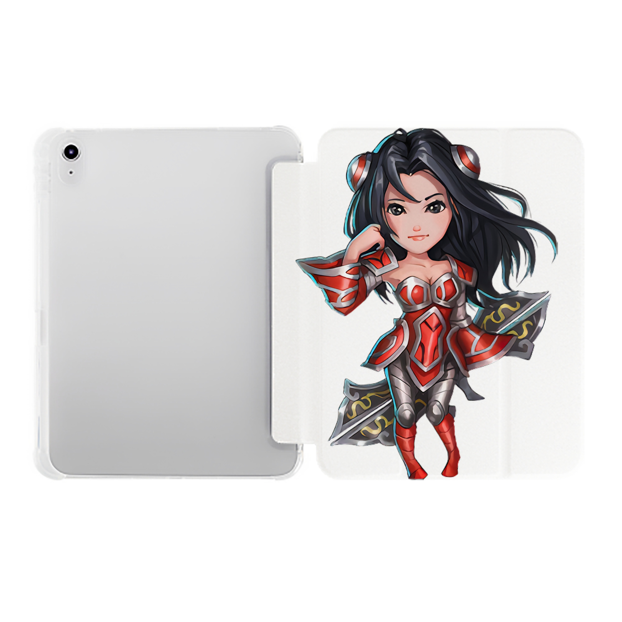 （画像用） リーグ・オブ・レジェンド League of Legends LOL IPad ケース ペン収納付き 三つ折りスタンド PUレザー×シリコン 対応機種9.5/10.5/10.9インチ